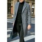 Men's thick woolen coat long coat