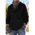 Men's Stand-up Collar Double Breasted Jacket