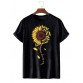 Men's Dragonfly Sunflower Short Sleeve T-Shirt