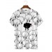 Black sheep in the middle creative short sleeve T-shirt